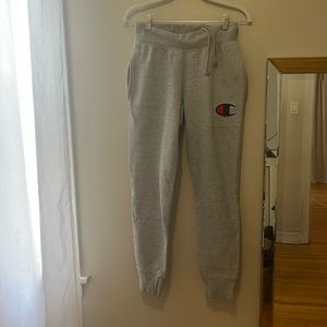 Champions heavy woven grey sweatpants